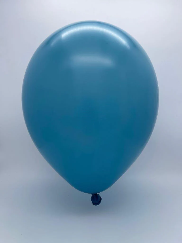 T160D Deco Dusty Blue Decomex Twisting Modelling Latex Balloons (100 Per Bag) - Image 2