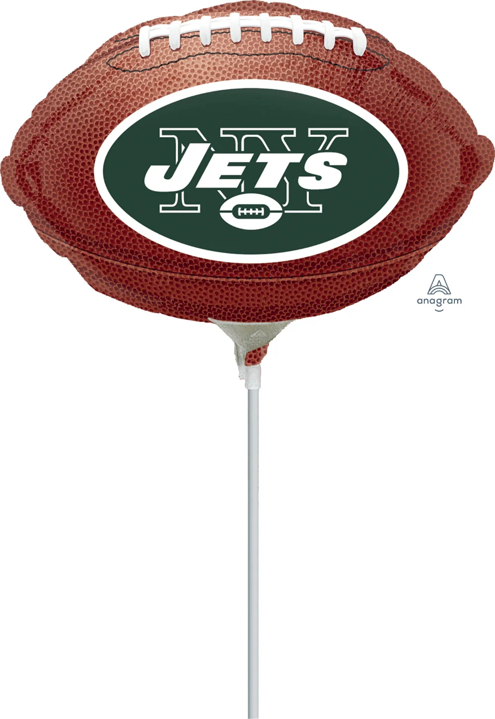 NFL Airfill Only Mini Shape New York Jets Football Balloon (Sticks Sold Separately)