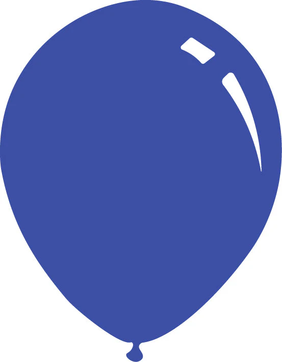 9" Deco Periwinkle Decomex Latex Balloons (100 Per Bag)