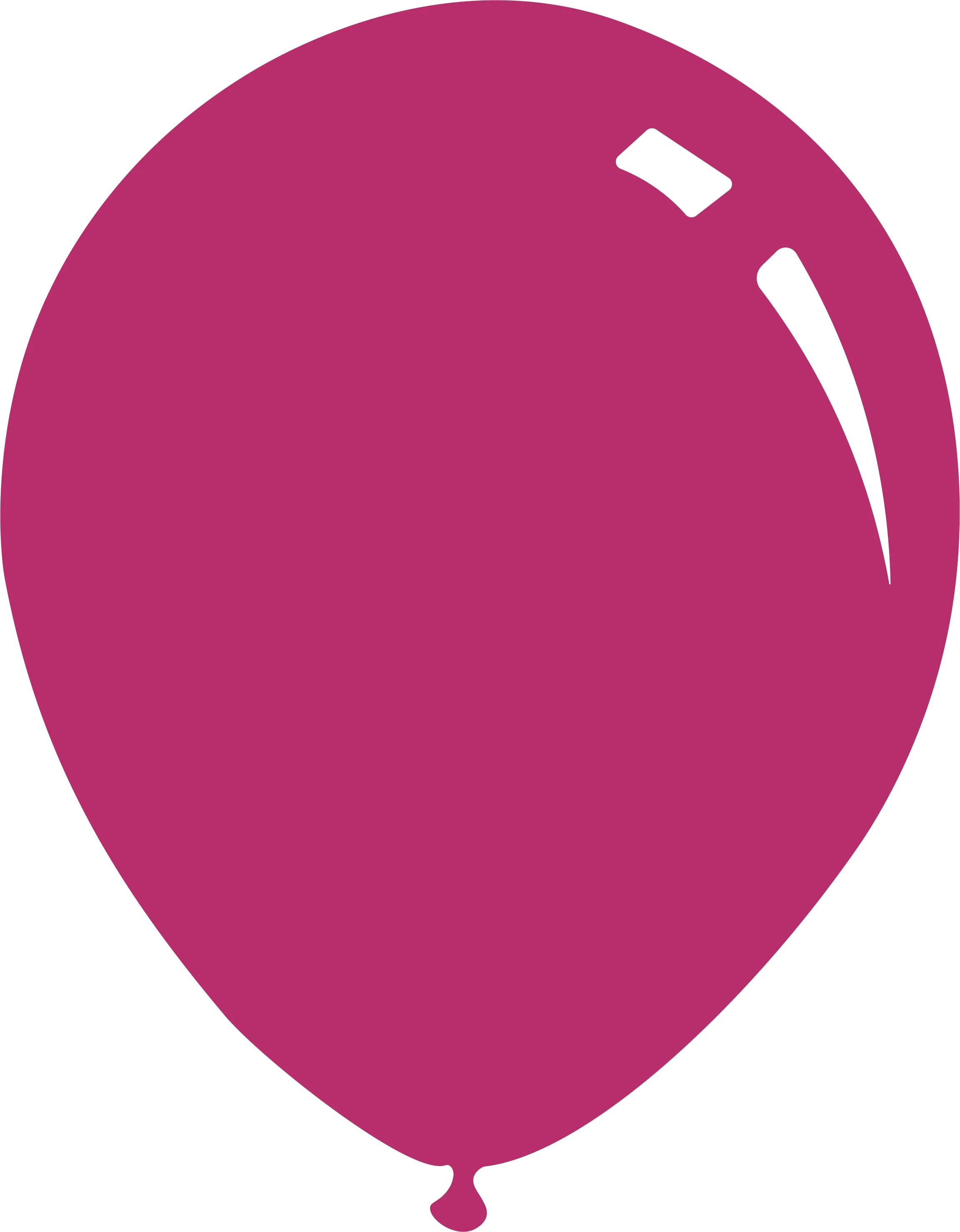 26" Deco Magenta Decomex Latex Balloons (10 Per Bag)