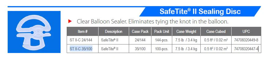 Safetite II Sealing Disc (100 Count) - Image 3