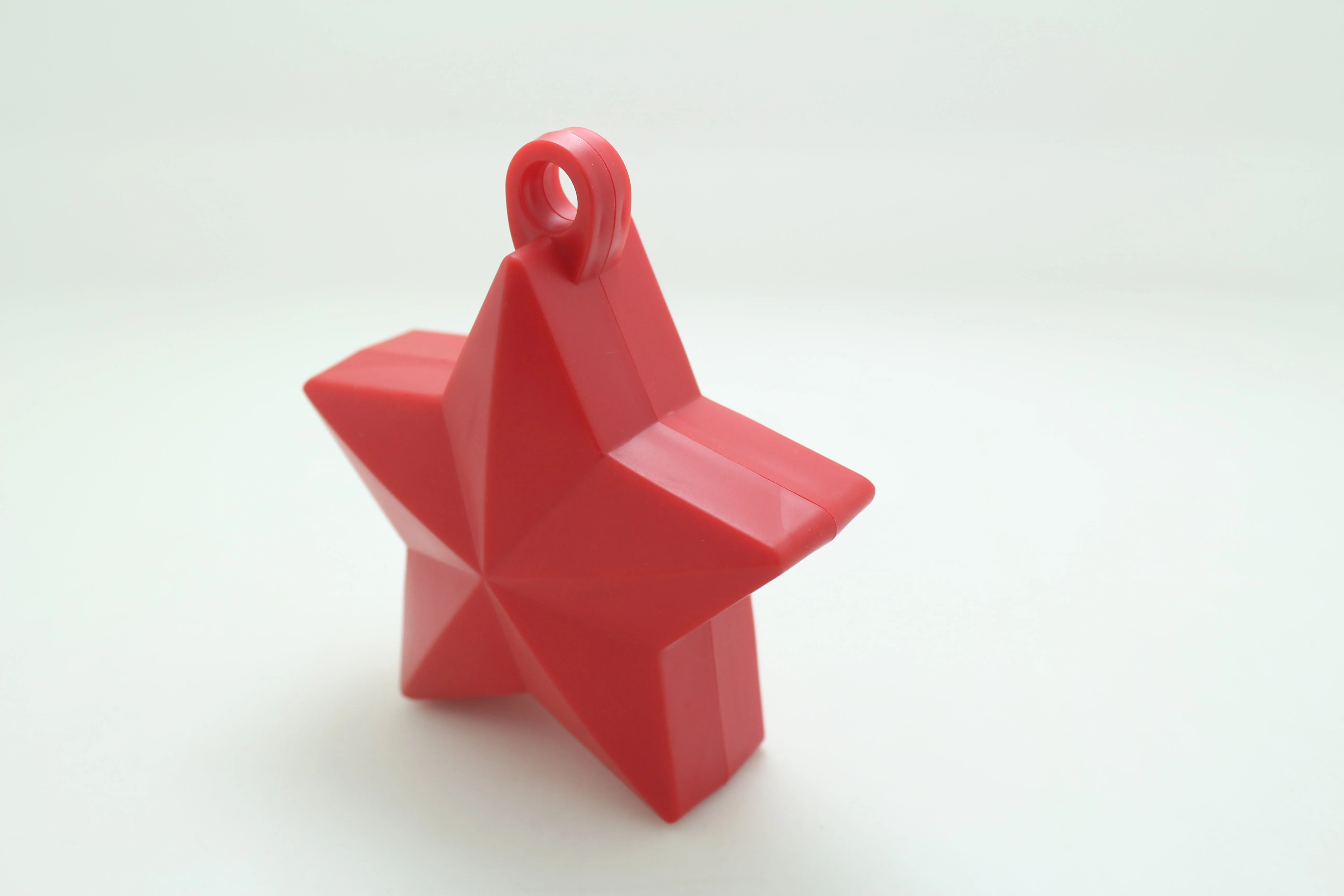Solid Color Star Balloon Weights-Red