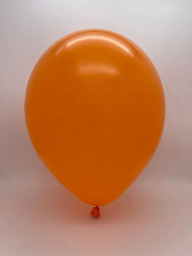 T160D Standard Orange Decomex Twisting Modelling Latex Balloons (100 Per Bag) - Image 2