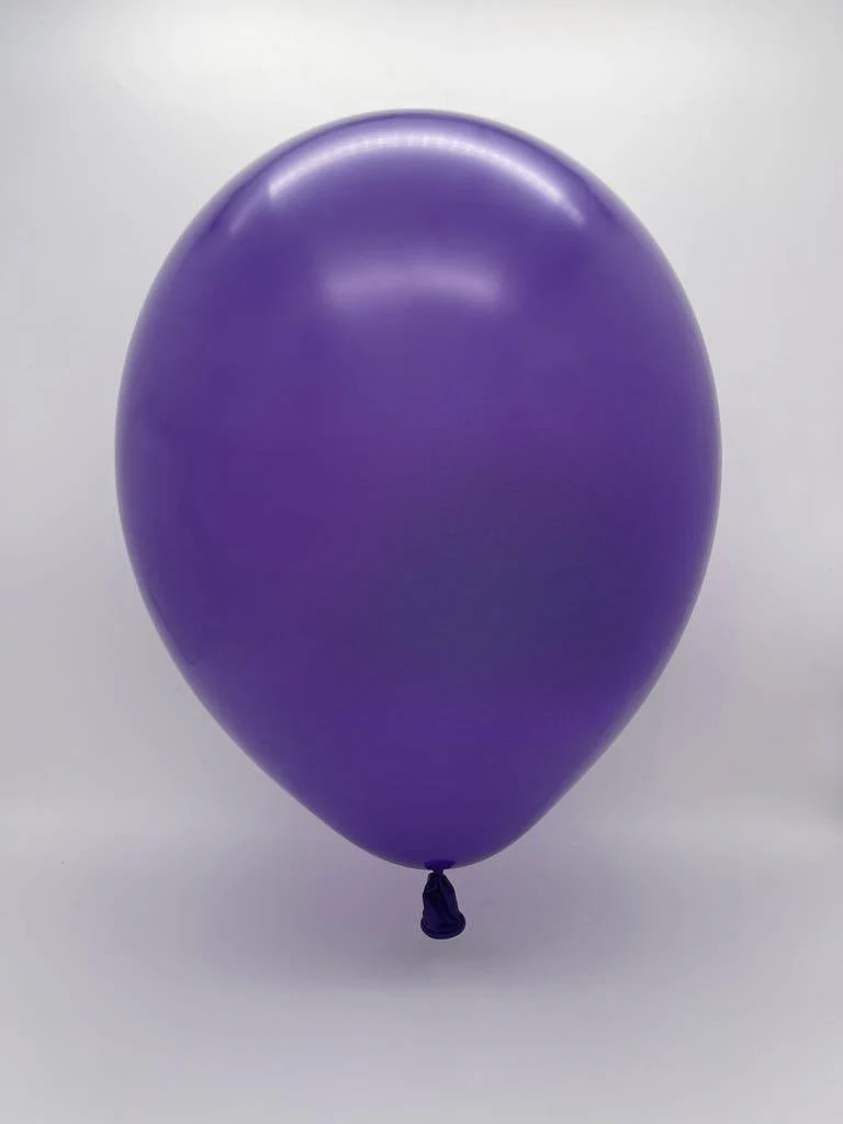 T160D Standard Purple Decomex Twisting Modelling Latex Balloons (100 Per Bag) - Image 2