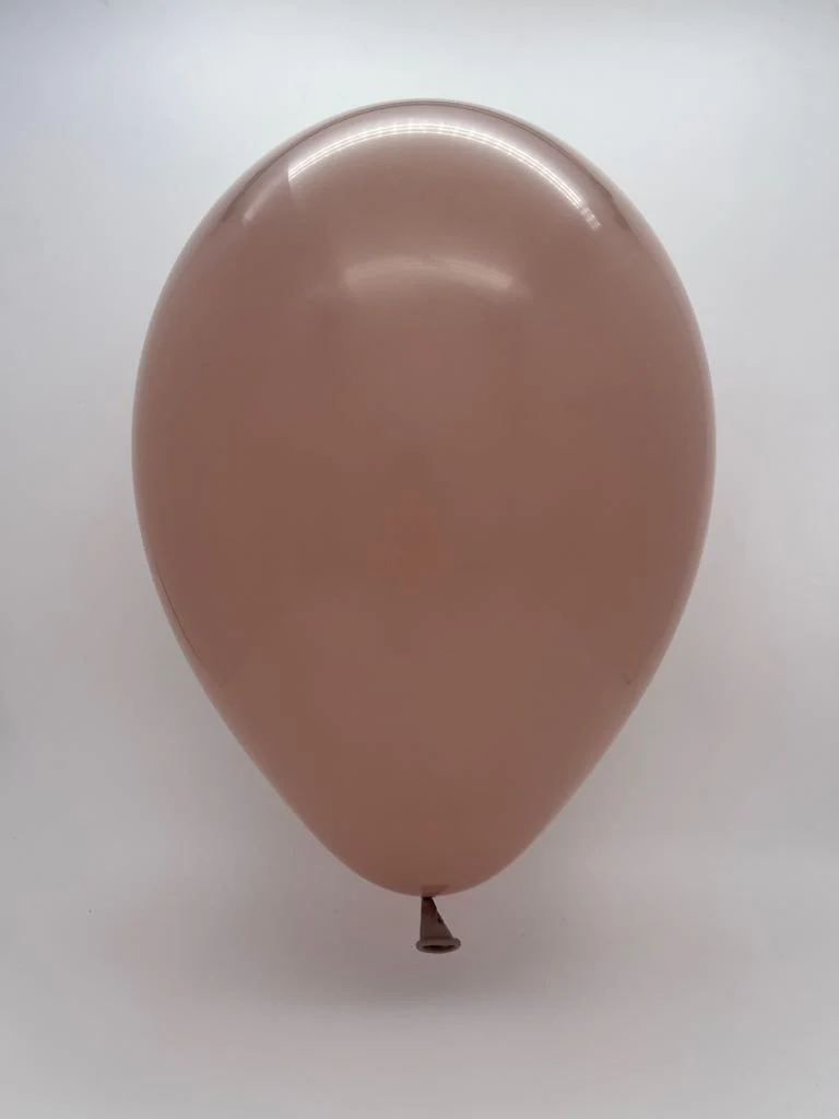 24" Malted Brown Designer Balloons (3 Per Bag) Brand Tuftex Latex Balloons - Image 2