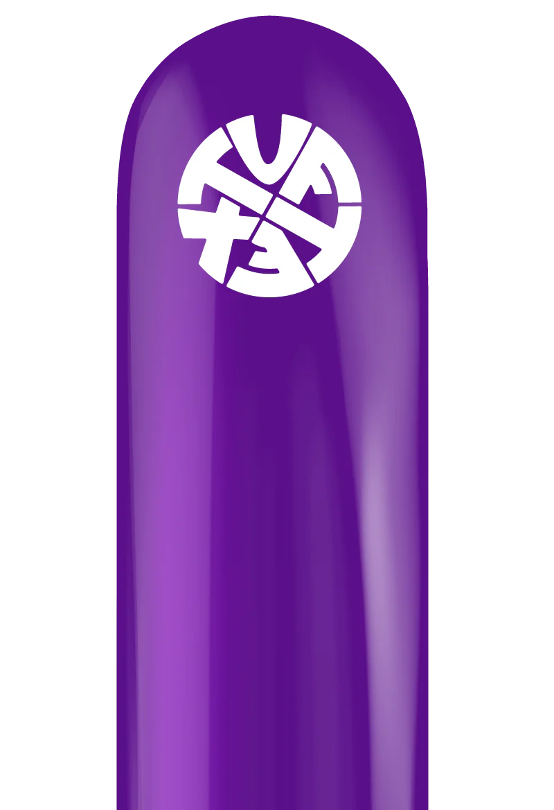 TT-260's Designer Plum Purple Tuftex Brand Twisting Animal Latex Balloons