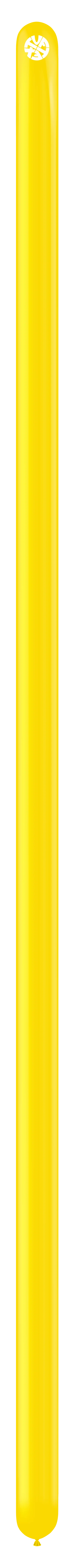 TT-260's Yellow Tuftex Brand Twisting Animal Standard Latex Balloons - Image 3