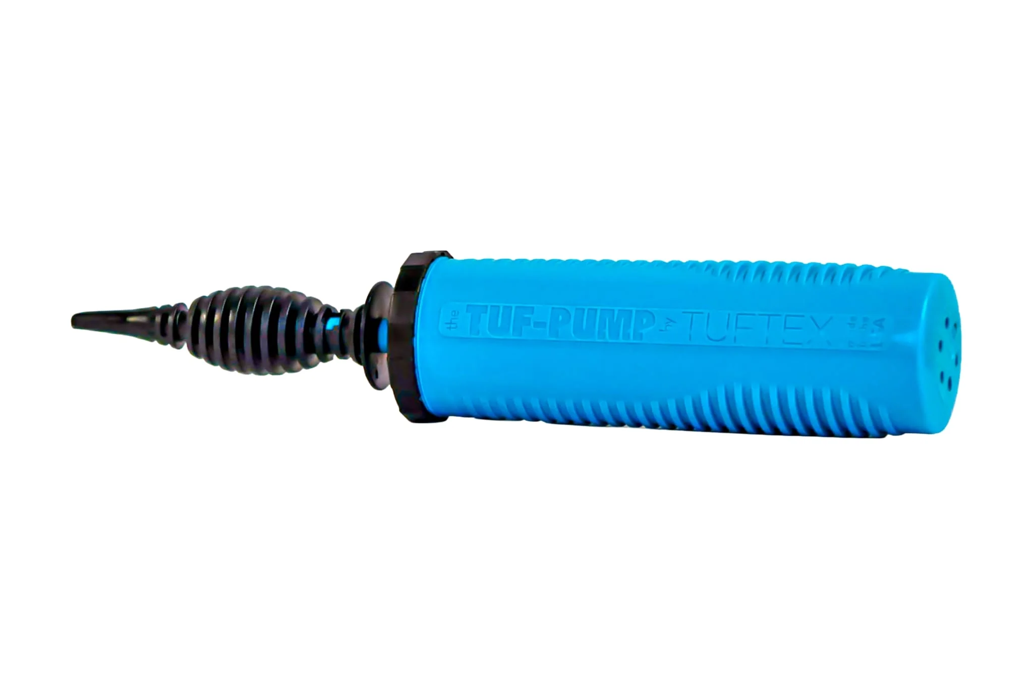 TUF-PUMP (TUFPUMP By Tuftex) Made in USA Dual-Action Balloon Hand Pump Color Blue - Image 2