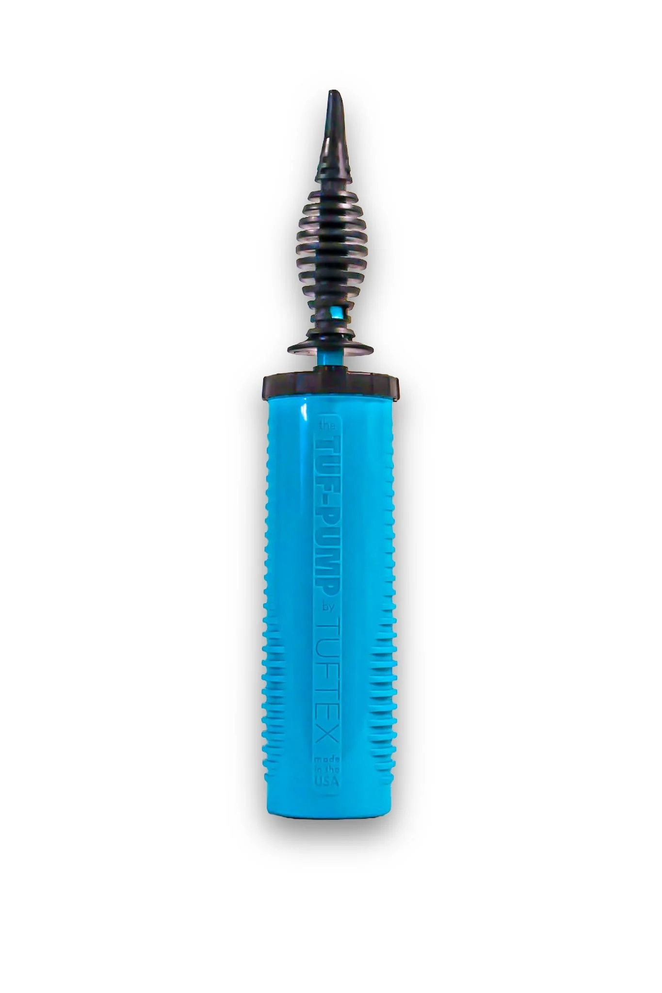 TUF-PUMP (TUFPUMP By Tuftex) Made in USA Dual-Action Balloon Hand Pump Color Blue - Image 3