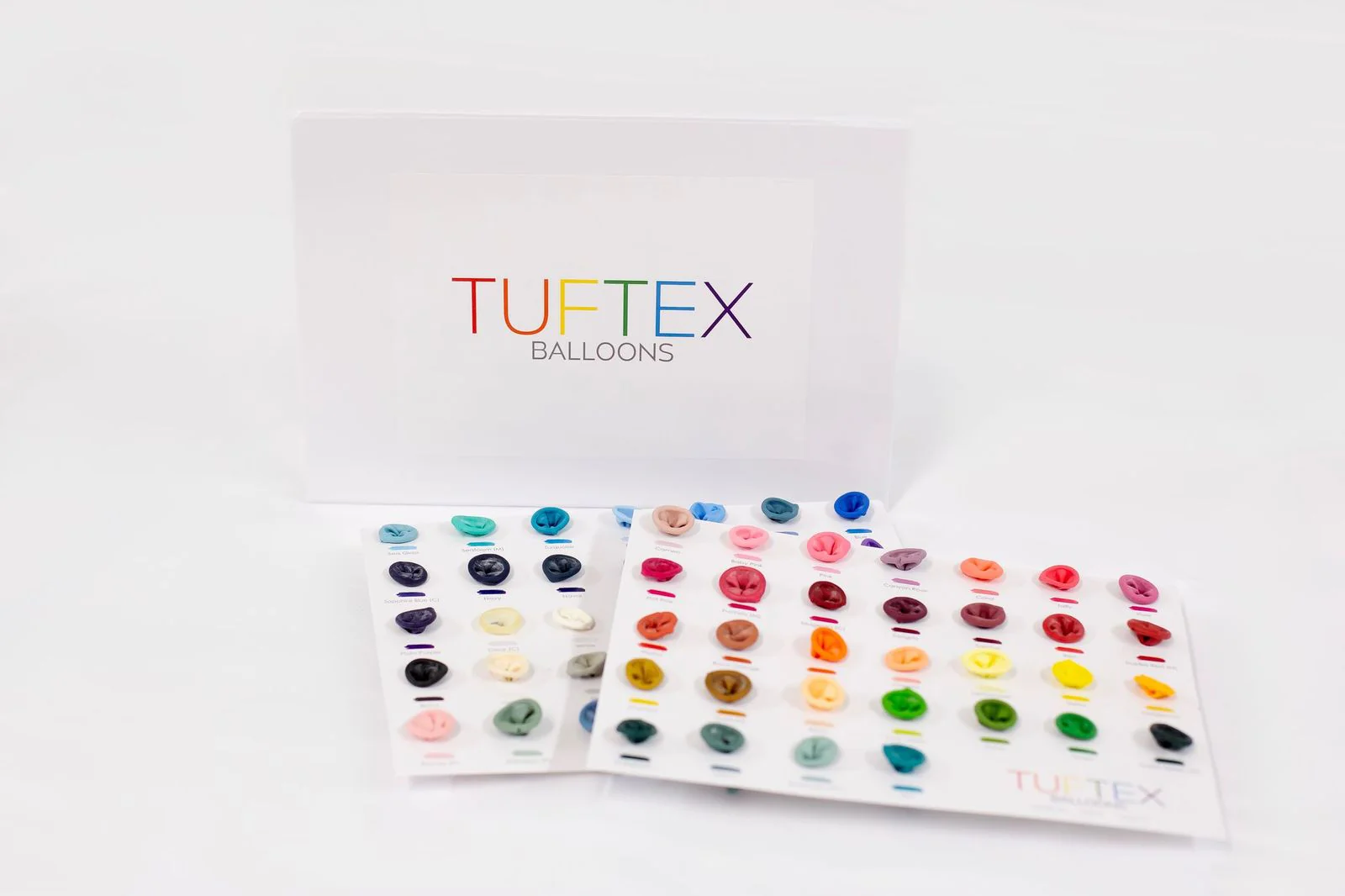 Tuftex Latex Balloons Color Chart Portfolio Standard and Designer Colors