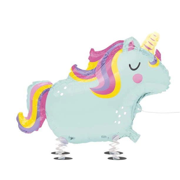 Walking Pet Unique Unicorn Foil Balloon